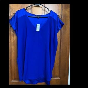 Royal Blue Express top NWT